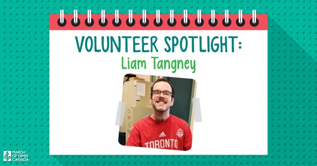 Volunteer Spotlight: Liam Tangney. Favourite season in Canada: Summer!